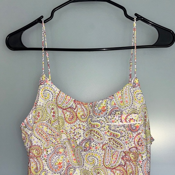 Victoria's Secret Paisley Print Spaghetti Strap Dress Sz XL - Picture 2 of 9